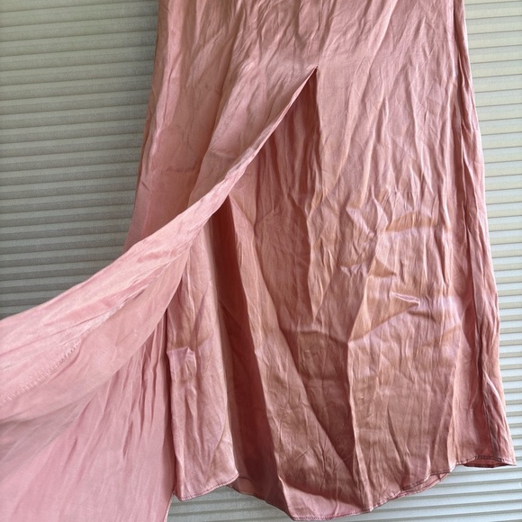 Lulus Blush Pink Skirt Midi Maxi Large - Picture 2 of 10